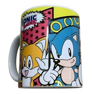 Sonic the Hedgehog Ceramic Mug 10 oz Sega Character Coffee Cup